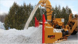 loader-mounted snow blower RPM217