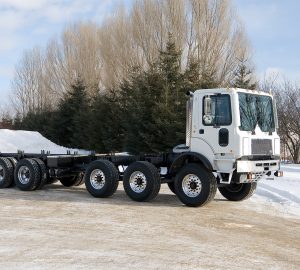 Concrete pump carrier | 7-axle custom TOR truck | RPM Tech