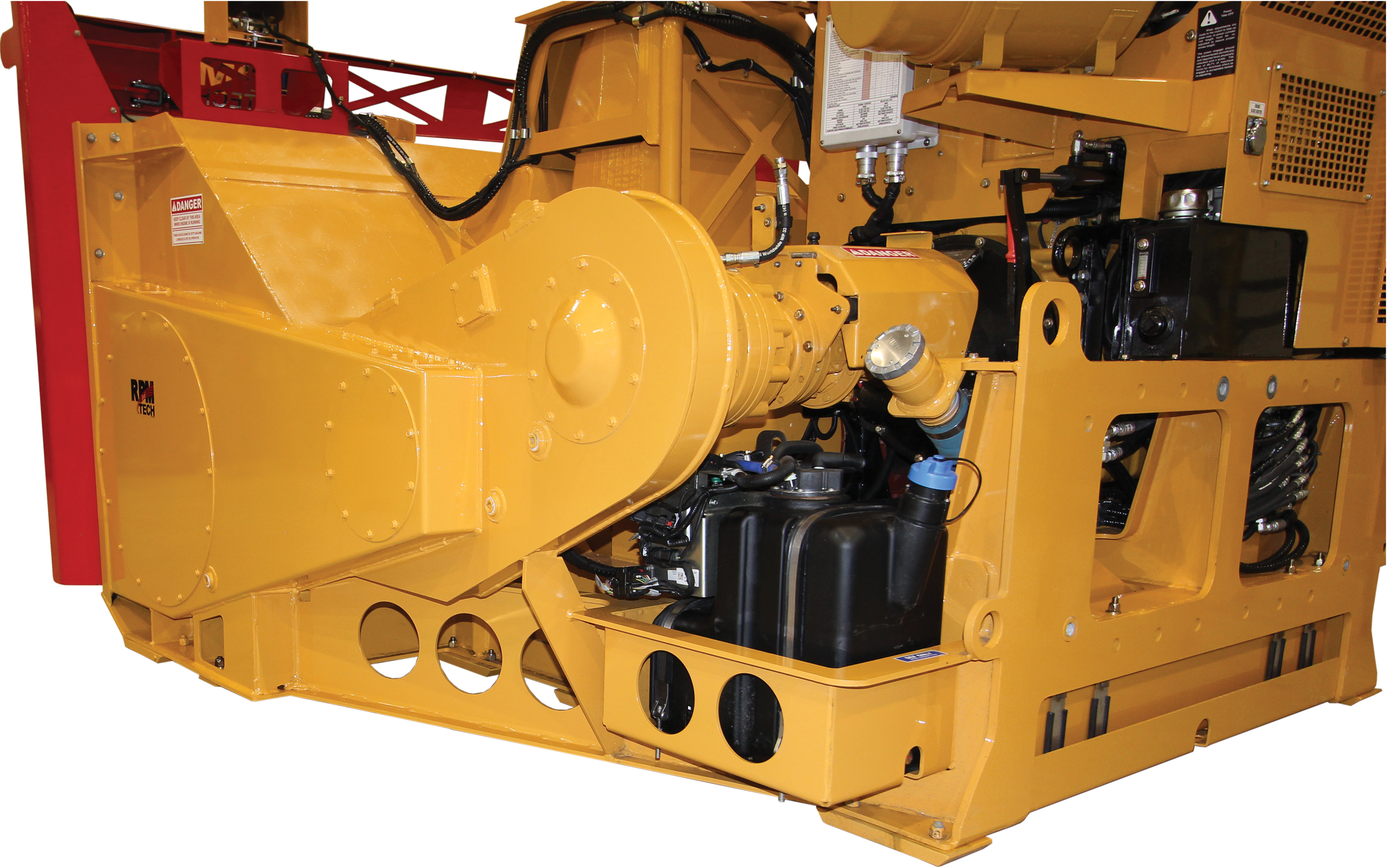 Rugged frame of the RPM40R loader-mounted snow blower